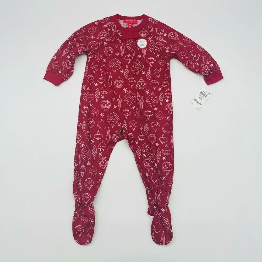 Macys Family 18 Months Ornament Print‎ Pajamas 148